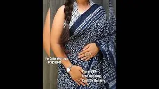 Latest mulmul cotton sarees collection with price