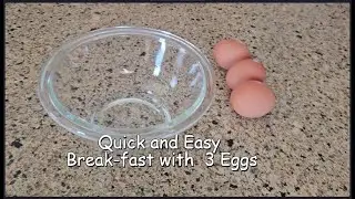 3 Eggs and Cheese - BreakFast in 5 minutes - Quick and Easy