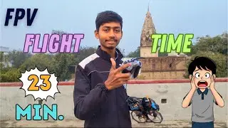 Samsung Coustom Made Lion Battery || FPV Flight Time Check || 