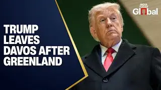 LIVE: President Trump Departs Davos After Shifting Stance on Greenland