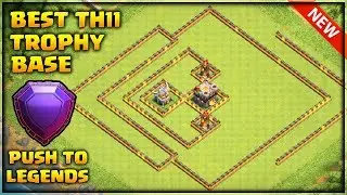 Best Th11 Trophy Base 2019 with Tornado Trap Anti Electro , Push to legend league| Clash of Clans
