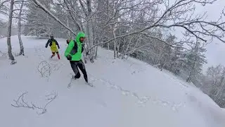 A caccia di neve