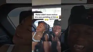 rakai didn&rsquo;t notice she was pointing at him#youtubeshorts #funny #viralvideo #entertainment