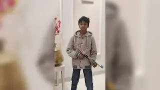Sketch pen connecter i make gun name AK-74 and my brother also make other