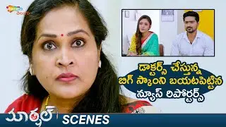 News Reporters Crack a Big Scam | Marshal Telugu Movie Scenes | Srikanth | Adaka Abhay | Megha