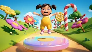 Corredor tambaleante de Fall Guys rodando | Rimas Infantiles y Canciones para Niños