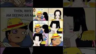 In Manga , Anime Parallel World Luffy Always Luffy 😂😂😂 #luffy #onepiece #viral #anime #meme #ytshort
