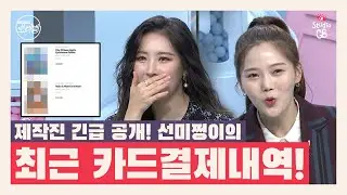 [#쑈라벨]선미의 카드결제 내역으로 보는 쇼핑리스트_선미_효정 찐당황_내 영수증이 왜 여기서 나와? l #쑈라벨 #STUDIOGB