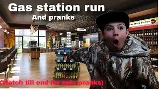 Gas station run and epic pranks #fypシ #vlog #funnyvideos #pranks 