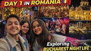 Exploring crazy nightlife in Romania 🇷🇴 @Cuisineculturehunt #travelvlog #day1 #food #culture #cch 
