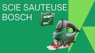 scie sauteuse filaire bosch PST 900, une coupe pr&eacute;cise et sans bavure facilement !!