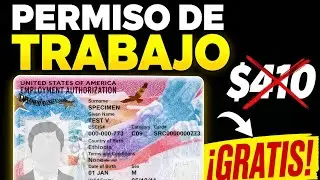 Solicitar PERMISO DE TRABAJO en Estados Unidos sin pagar. Se puede⁉️