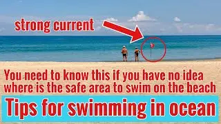 Bali || Tips safe place to swim in ocean,let me explain it to you #bali #swimming #safety #beach