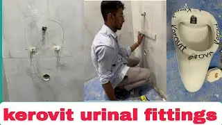 How to install kerovit conciled urinal ? urinal fittings karne ka best tips/ Rahaman Sanitation