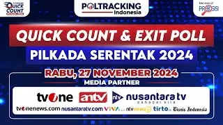 LIVE - QUICK COUNT & EXIT POLL PEMILU 2024 POLTRACKING INDONESIA