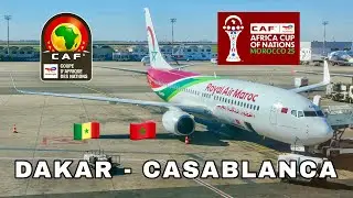 ⚽️ 🇸🇳 SENEGAL - MOROCCO 🇲🇦 ⚽️ for African Cup Final | Royal Air Maroc Boeing 737 