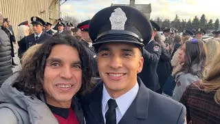 Formatura do meu filho Lucas, novo bombeiro de Toronto Canadá 🇨🇦 