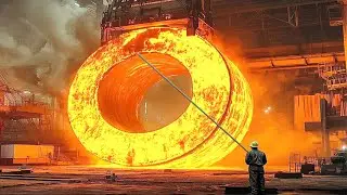Incredible Biggest Rolled Ring & Hammer Forging Process - Heavy Duty Forging Machine Working
