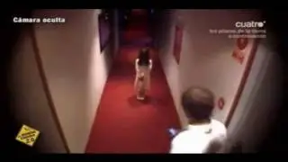 Scary Little Girl Scares Hotel Guests in Hallway Prank