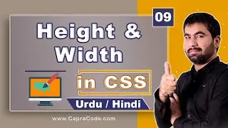09 Height and Width in CSS - CSS Complete Course in Urdu Hindi