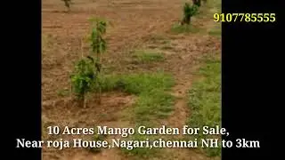 10 acres Mango Garden for sale in nagar ,Chennai NH to 3km ||
