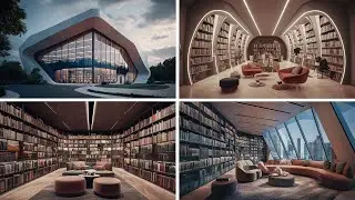 The Art of Modern Library Design: AI and Its Beautiful Book Spaces 📚✨