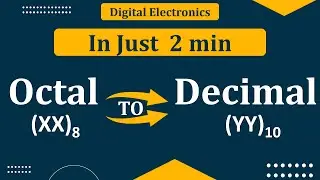 Octal to decimal conversion | How to convert octal to decima | Number System | Mruduraj
