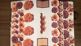 My Fall Blossom Flower Journal Sticker Spread