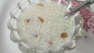 Sabudana Kheer| Quick, simple, tasty Sabakki payasa|Sago payasam|Sabudana payasa No badam powder