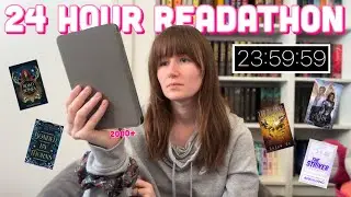 Reading every book on my physical TBR // 24 Hour Readathon edition // Project TBR Zero