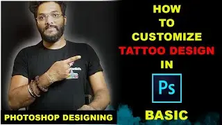 HOW TO CUSTOMIZE TATTOO DESIGN IN PHOTOSHOP ? #tattoo #photoshop #tutorial