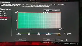How to get the case fan port from Dc mode to PWM mode by entering UEFI.