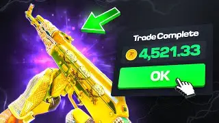 Withdrawing a Souvenir AK Golden Arasbesque from CSGOROLL.. (cashout)