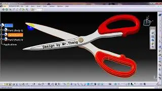 Great video tutorial - Simulation of scissors on catia v5 software
