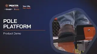 🚧 Insulated Pole Platform for Live Line Work – Stable Elevated Access on Poles