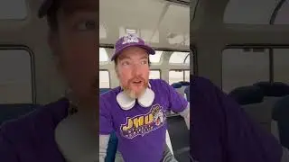 This JMU fan is traveling via train to watch his team in the CFP 🤯 (Via DMV Adventures/YouTube)