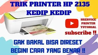 CARA ATASI PRINTER HP DESKJET INK ADVANTAGE 2135 DLL BLINK KEDIP KEDIP -  GANTI HOME CARRIAGE