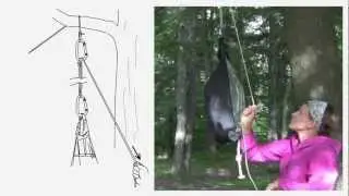 Easy Way to Hang Up a Solar Shower Bag - How To