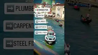 Italy 🇮🇹 Work Permit Opportunity #permittowork #overseascareer #italyjobs