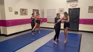 Partner Aerial Work in Teen Acro