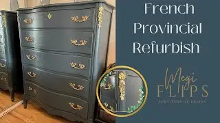 How to Repair Broken Drawers Dovetail joints / French Provincial / Restore Dresser / Refurbish