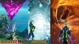 Touch a Glowing Cube, Enter the Rift above Loot Lake, and search a Landing Pod within a Meteor