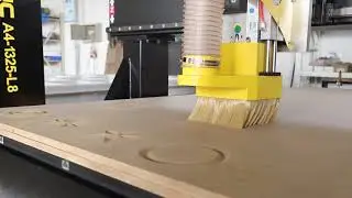 SIGN CNC A4-1325-L8 ATC cnc router for wooden door making furniture carving