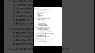 WINTER 2017 FIRST YEAR BHMS QUESTION PAPER SET (BATCH 2015)#bhms#muhs#previousyearquestions