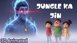 Jungle Ka Jin 🧞&zwj;♂️ | Haider Kids Horror Story | Children's Daring Story with Moral
