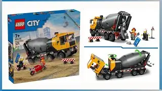 LEGO Cement Mixer – City Construction Truck Speed Build – 60478