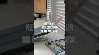 New desk tour video up now! #desksetup #artspace #artist