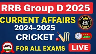 Current Affairs 2024-25 🔥 | RRB Group D | Railway | SSC | GK GS | Most Important Questions | #viral 
