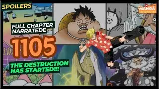ONE PIECE FULL CHAPTER 1105 - FULL NARRATED - BUSTER CALL STARTED!!!