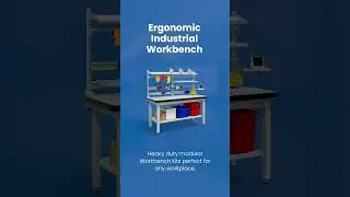 Ergonomic Industrial Packing Work Bench by Verdex #manualhandling #equippingworkplaces #safetyfirst